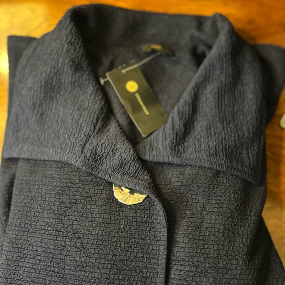 JM Collection navy blue blazer\jacket. Size XL. NWTGS - Picture 4 of 6